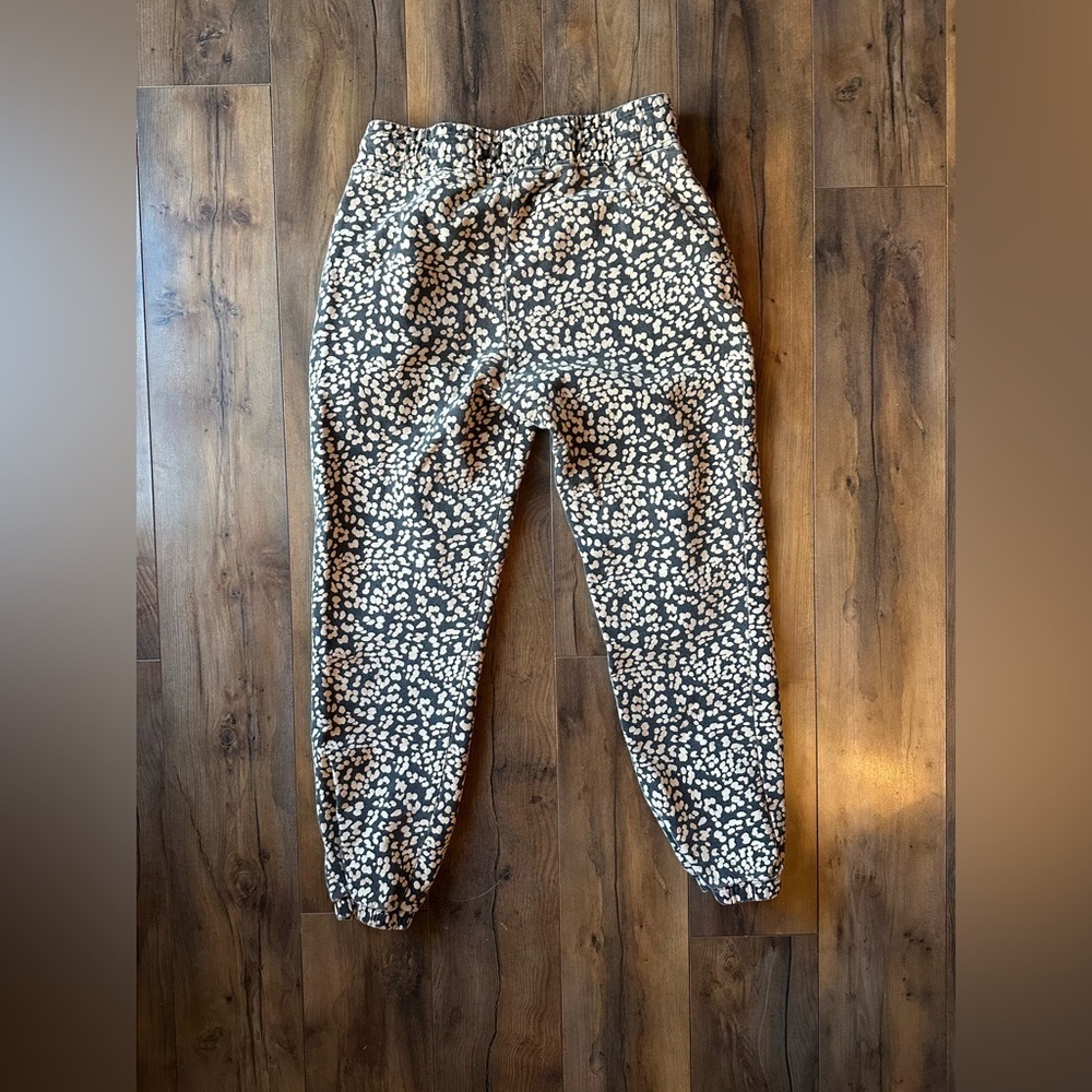 Kachel x Anthropologie Leopard Jogger Pants Small Drawstring Elastic Waist - Picture 9 of 9